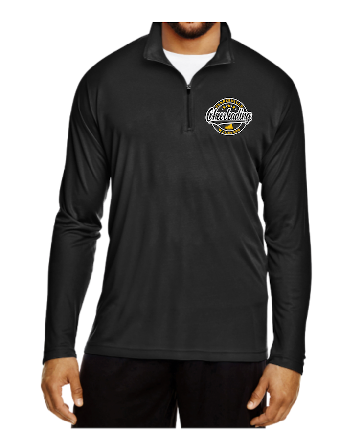 Clarksville Cheerleading Black Quarter Zip