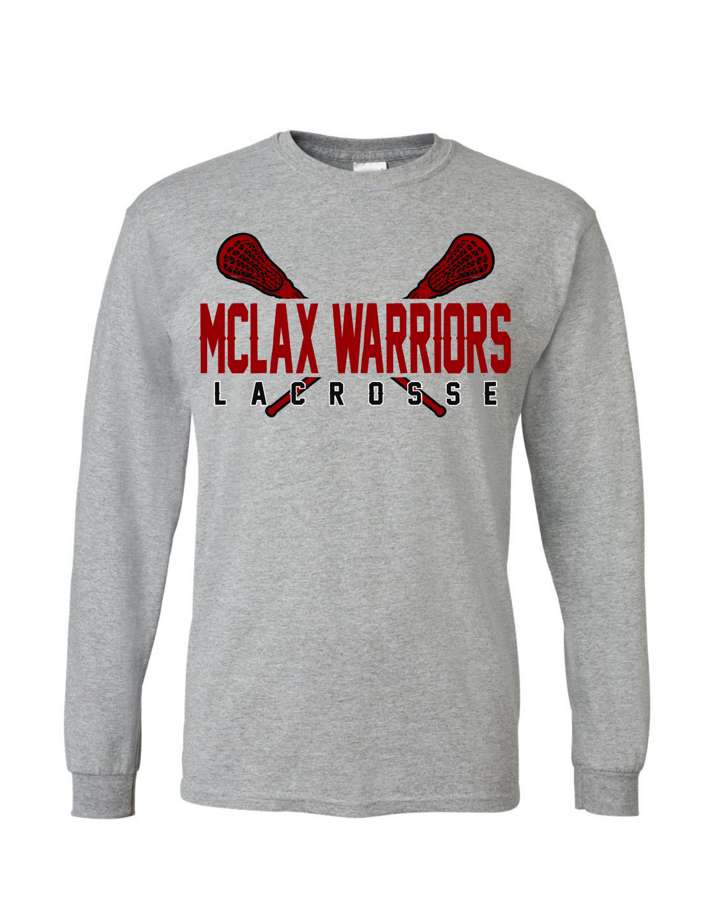 MCLAX Grey Long Sleeve Tee