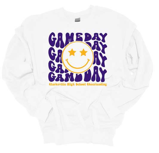 Clarksville Cheerleading Game Day Crewneck