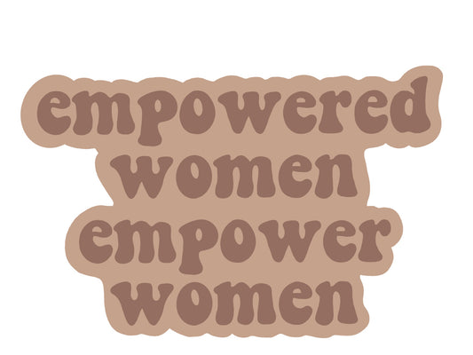 Empowered Women Sticker