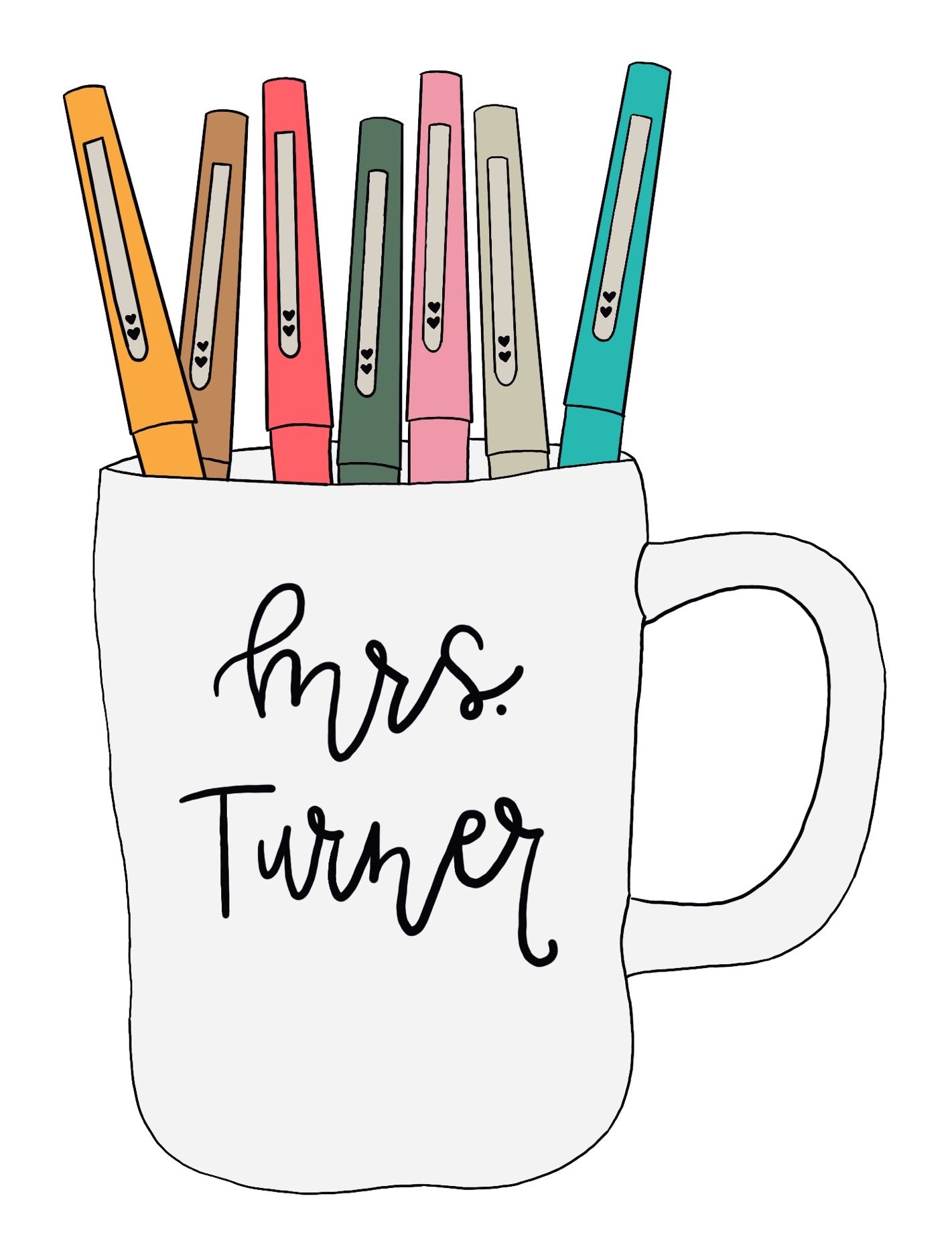 Teacher Mug Sticker