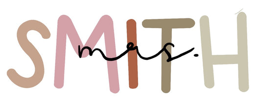 Teacher Name Sticker 1