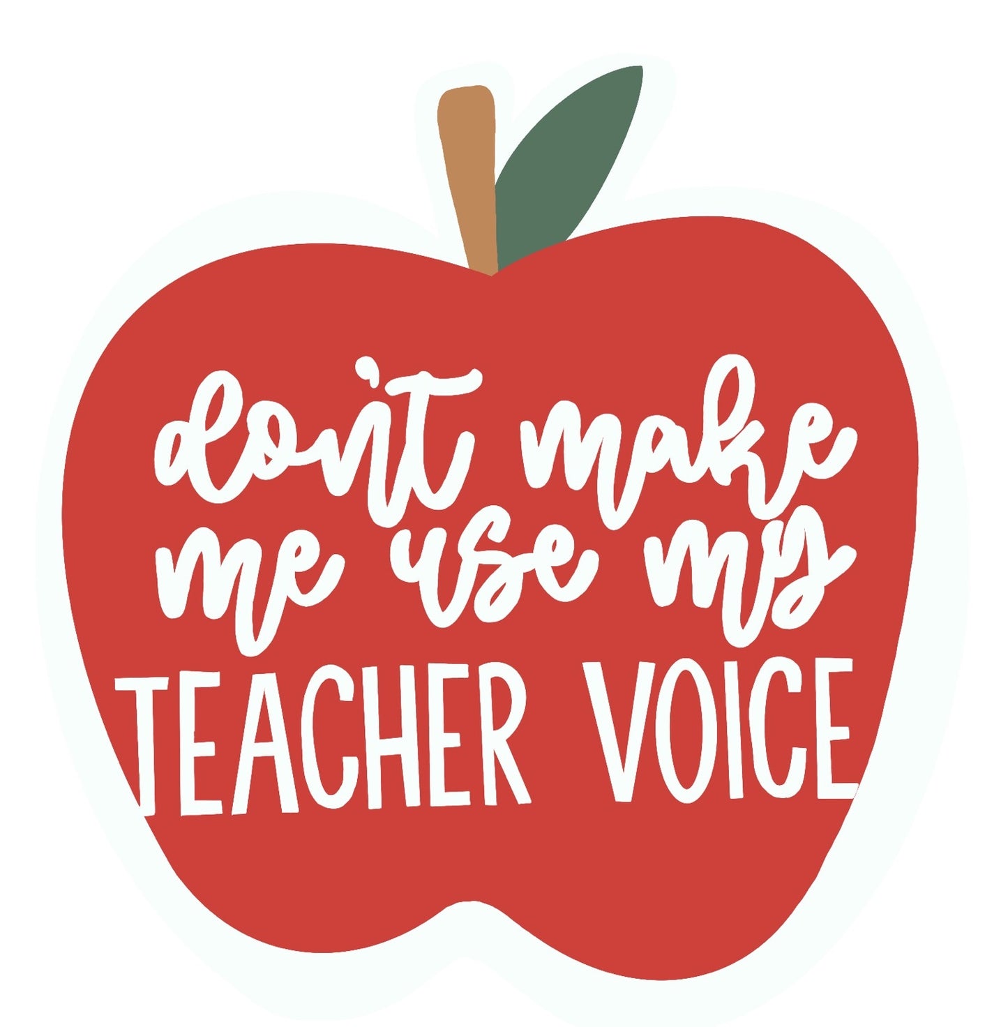 Teacher Voice Sticker